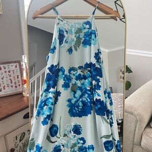 Altar’d State Light Blue Floral Dress